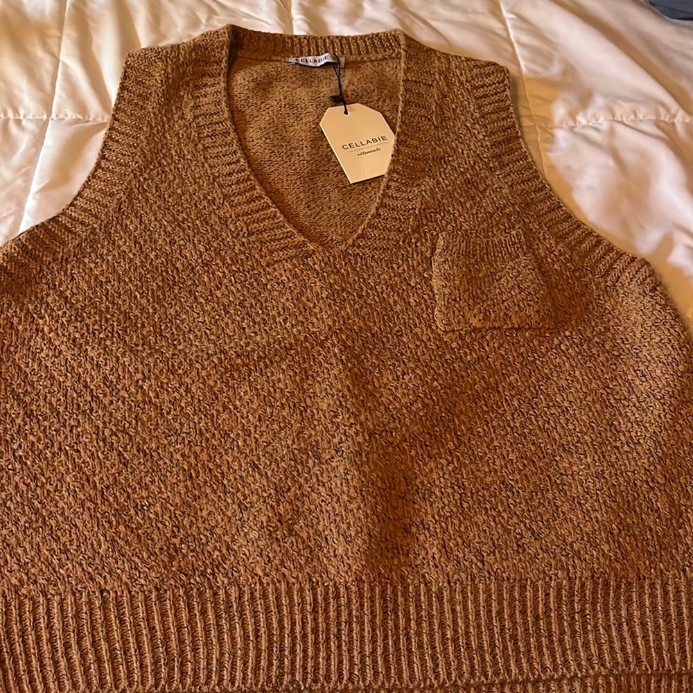 sweater tank top